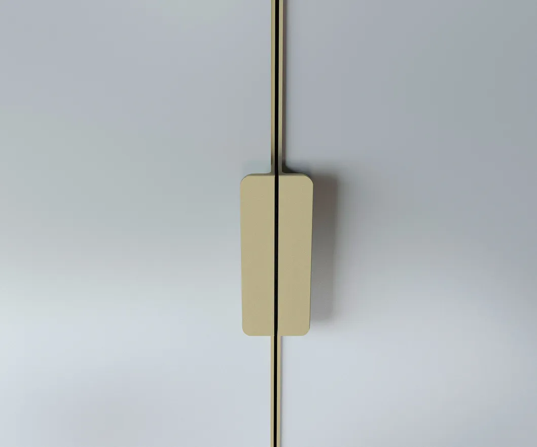 Aluminum Alloy Cabinet Handles 2.8m Antique Gold Long Wardrobe Handle