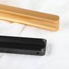 Kitchen Cabinet L Shaped Pull Handle Modern Aluminum Gold Furniture Drawer Handles