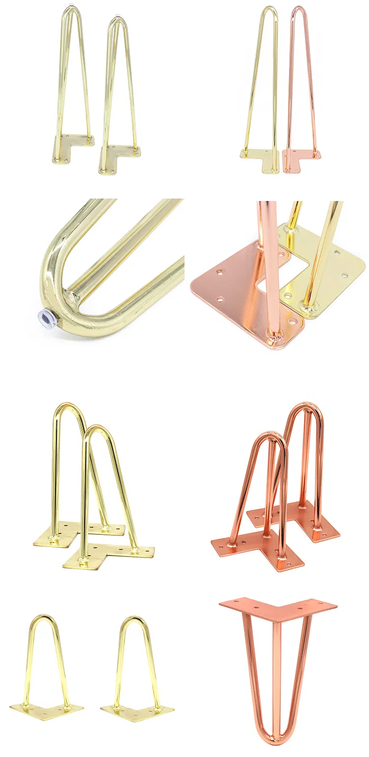 New Design Furniture Hairpin Legs Wholesale Metal Hairpin Legs Assortment