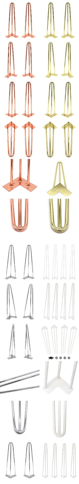 Popular Steel Black Painting Hairpin Leg Furniture Leg Coffee Table Hairpinleg