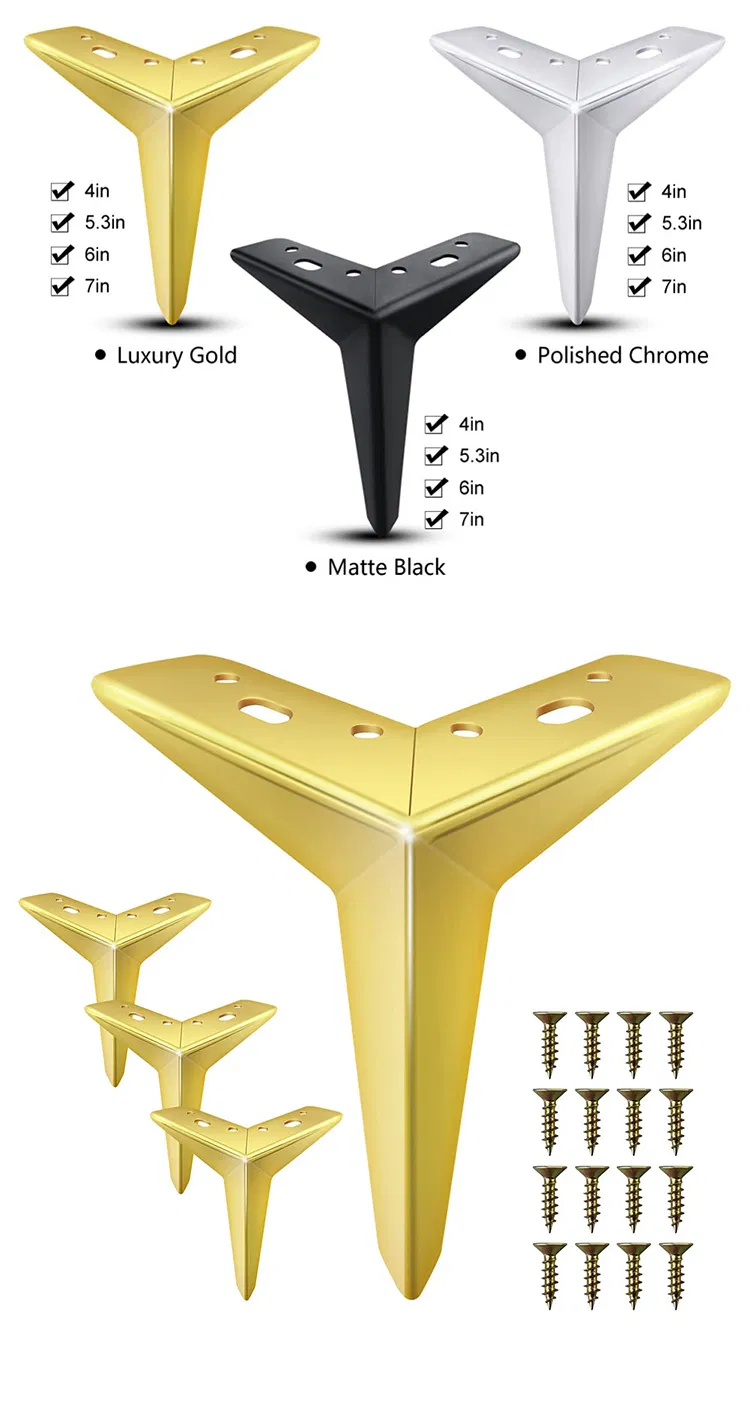 Factory Supply Modern Metal Furniture Legs Metal Sofa Leg