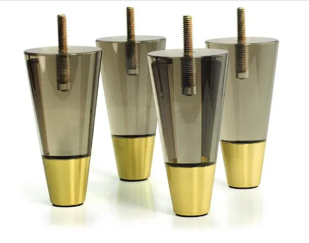 Modern Furniture Hardware Acrylic Legs for Chair and Sofa