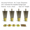 Modern Furniture Hardware Acrylic Legs for Chair and Sofa