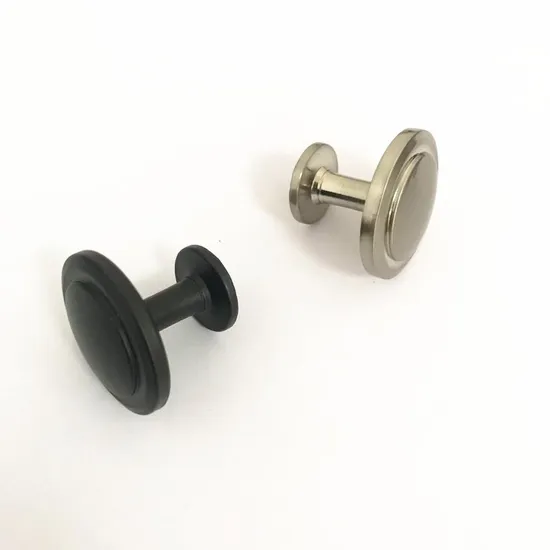 Zinc Alloy Small Pull Handle Brush Satin Nickel Drawer Cabinet Knob