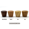 Solid Wood Beech Round Small Furniture Pull Mini Drawer Closet Knobs