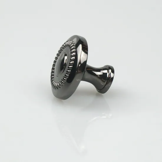 Cabinet Knob Zinc Alloy Black Nickel Dresser Drawer Knobs and Pull