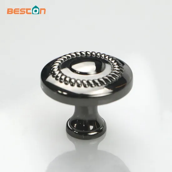 Cabinet Knob Zinc Alloy Black Nickel Dresser Drawer Knobs and Pull