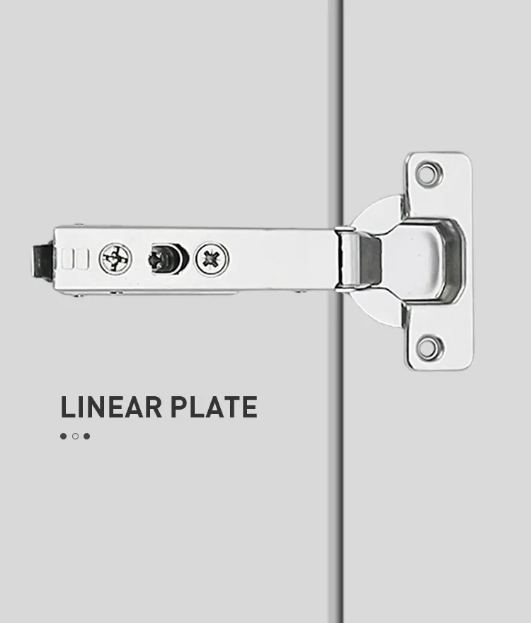 Concealed Liner Plate Cabinet Hydraulic Clip on Soft Close 3D Hinge