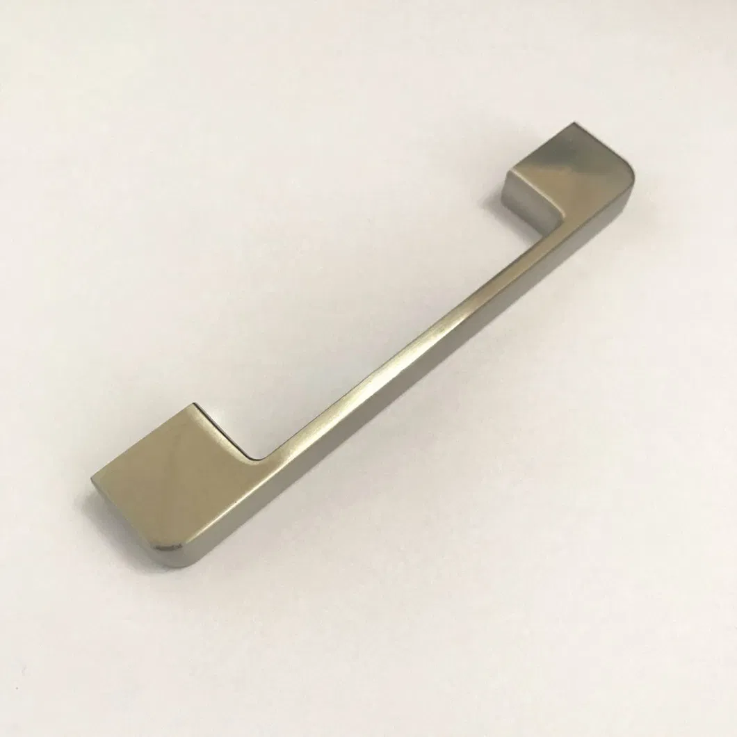 Furniture Hardware Zinc Alloy Kitchen Bathroom Brush Nickel Cabinet Pull Handle