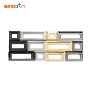 Cabinet Pull Ring Tatami Cabinet Drawer Dark Handle Zinc Alloy Invisible Handle
