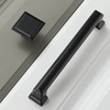 Kitchen Cupboard Drawer Handles Knob Pull Handle Black Furniture Bin Cup Handle