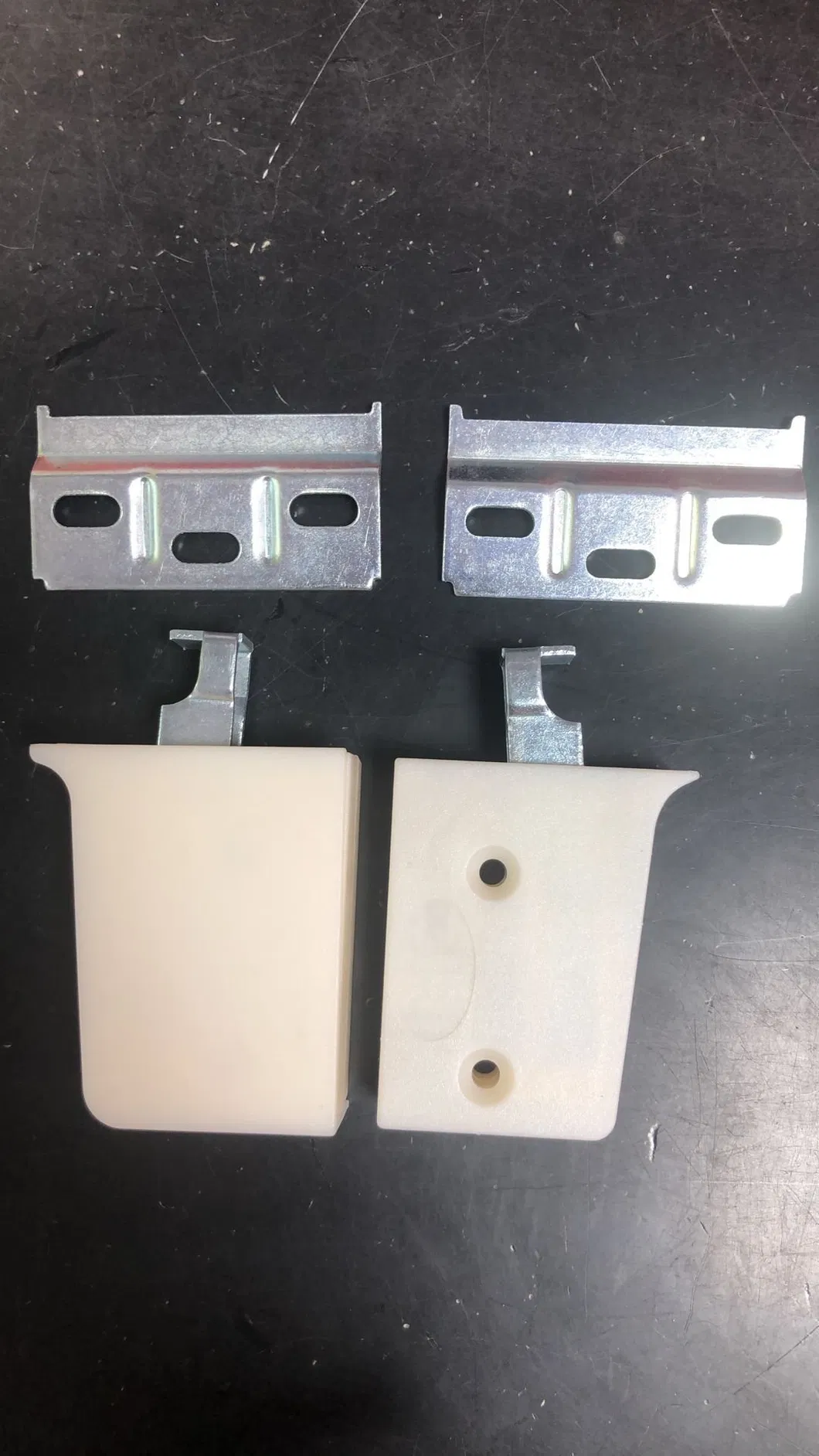 Hardware Kitchen Cupboard Wall Brackets Cabinet Hanger Plastic Cover Visible Hanging Bracket