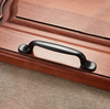 American Classic Furniture Bedroom Matt Black Zinc Alloy 96mm Kitchen Cabinet Handle