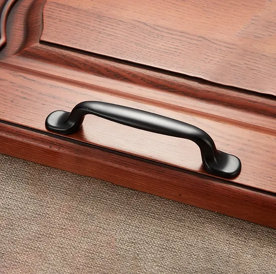 American Classic Furniture Bedroom Matt Black Zinc Alloy 96mm Kitchen Cabinet Handle