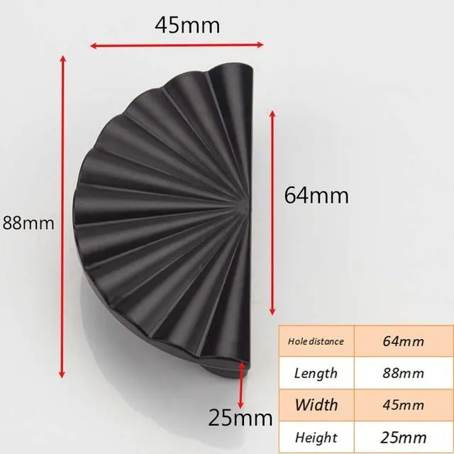 Cabinet Petal Handle Zinc Alloy Light Luxury Small Handle Knob