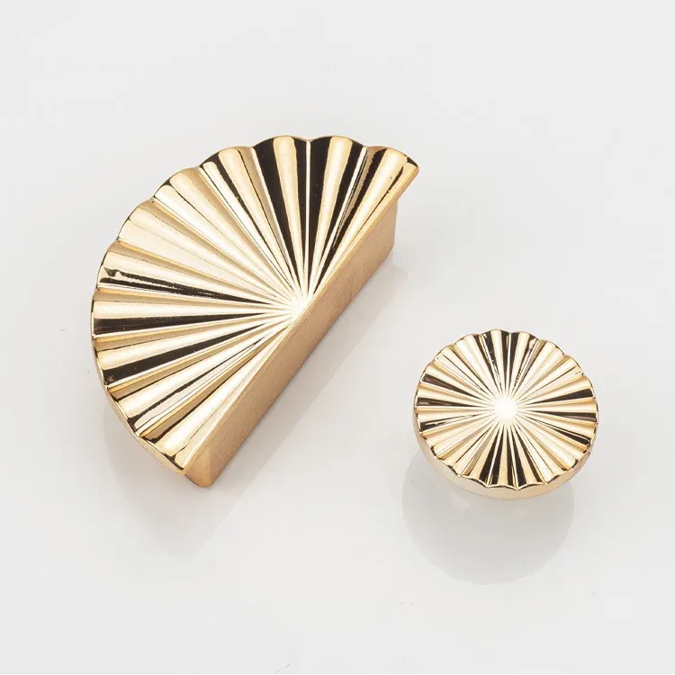 Cabinet Petal Handle Zinc Alloy Light Luxury Small Handle Knob