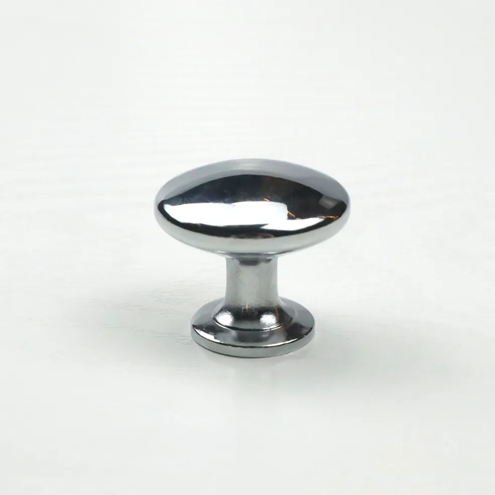 Zinc Alloy Furniture Hardware Kitchen Room Interior Black Round Mushroom Knob