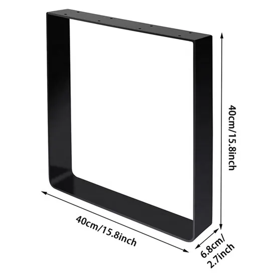 Industrial Wrought Iron Coffee Stainless Steel Dining Table Legs