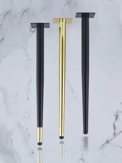 Tapered Chair Gold Iron Brass Steel Furniture Metal Coffee Dining Table Legs