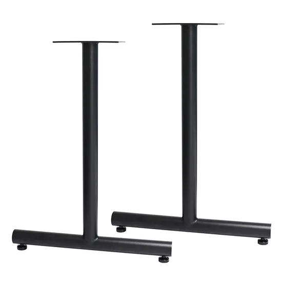 Black Steel Table Solid Iron Bar Laptop Desk DIY Bench Table Legs