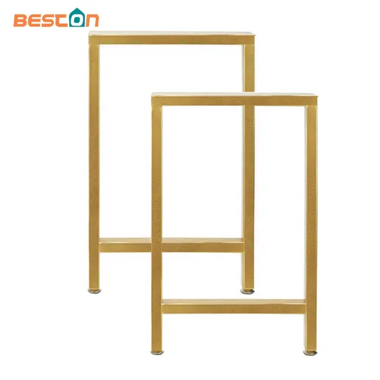Cast Iron Heavy Duty Ffice Dinning Desk Gold Table Legs