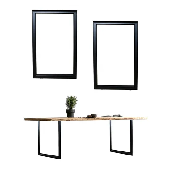 Trapezium Iron Furniture Table Frame Legs Dinning Cast Iron Table Legs