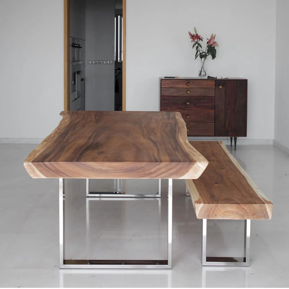 Heavy Duty Furniture Feet Frame Stainless Steel Dining Table Legs