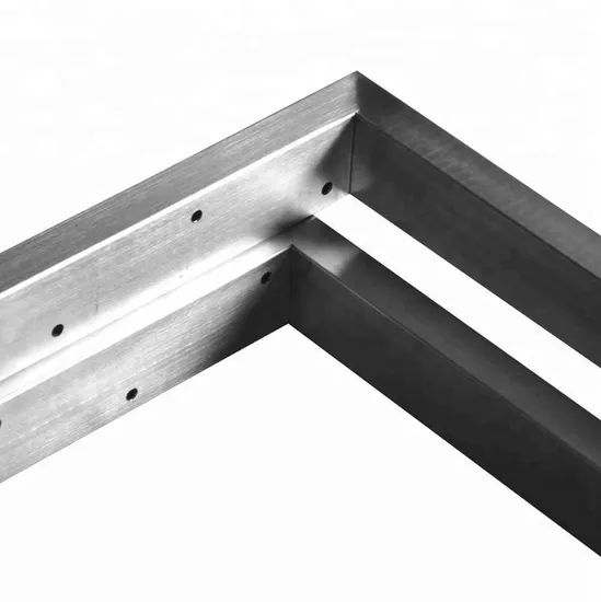 Factory Modern Furniture Industrial Stainless Steel Chrome Square Desk Table Legs