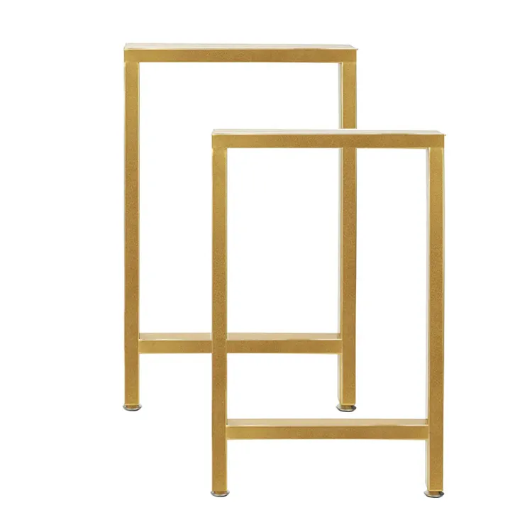 Cast Iron Heavy Duty Ffice Dinning Desk Gold Table Legs