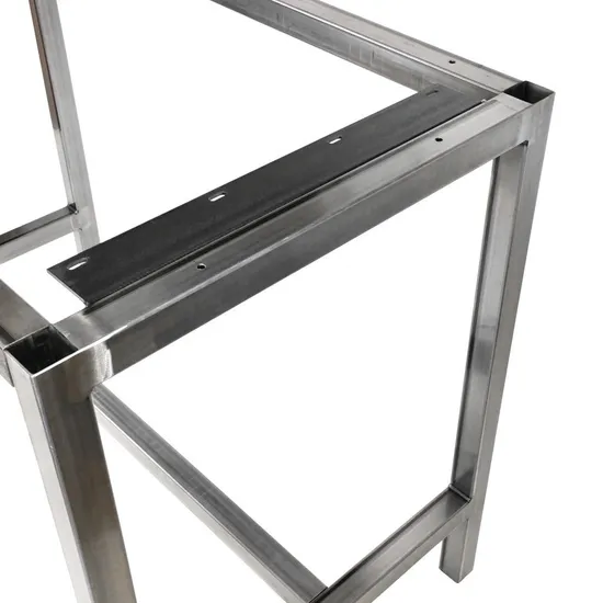 Modern Office Desk Laptop Dining Table Steel Table Frame