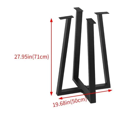 Furniture Desk Feet Vintage Side Short End Tea Industrial Metal Table Legs