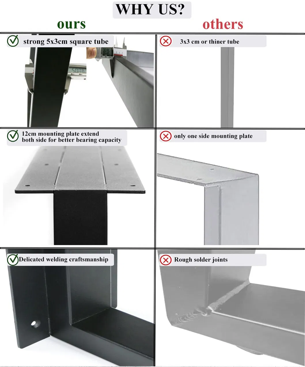 Furniture Leg Metal X Shape Steel Manufacturer Modern Table Legs
