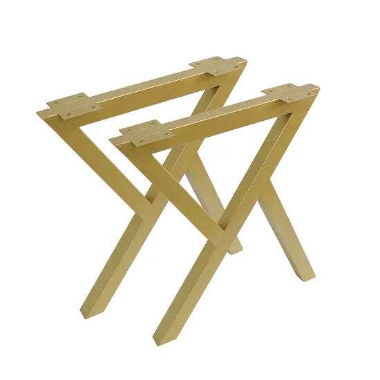 Furniture Office Dining Desk Square Metal Modern Luxury Table Legs