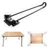 Steel Portable Make Hairpin Metal Foldable Folding Table Legs
