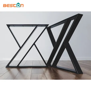 Heavy Duty Furniture Office Restaurant Dining Desk Feet Steel Dining Table Legs