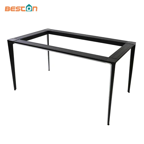 Furniture Office Dining Desk Industrial Metal Aluminum Alloy Glass Marble Table Legs