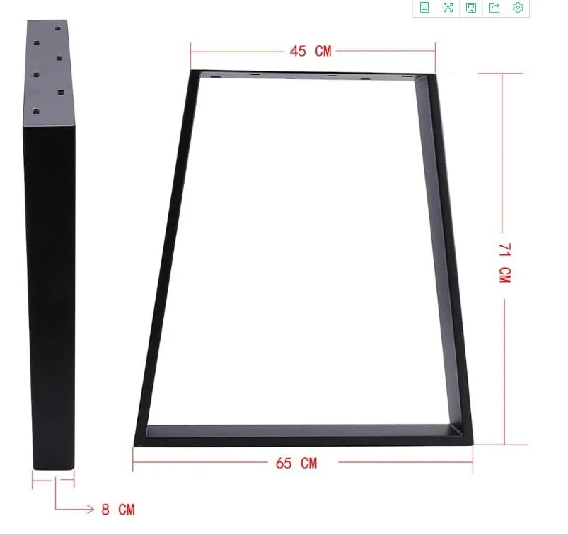 Heavy Duty Industrial Dining Coffee Frame Table Legs