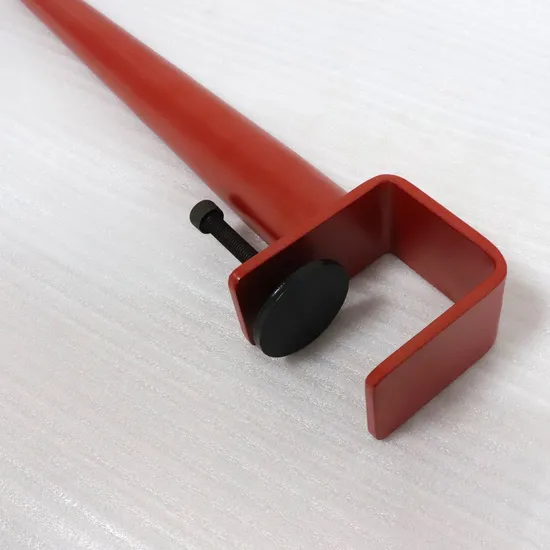 Modern Red Metal F Adjustable Table Clamp Legs