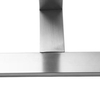 Newest Stainless Steel Dining Table Cross Leg Table Base Metal Legs