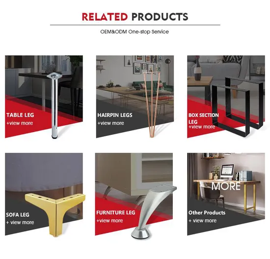 Luxury Metal Chair Sofa Legs
