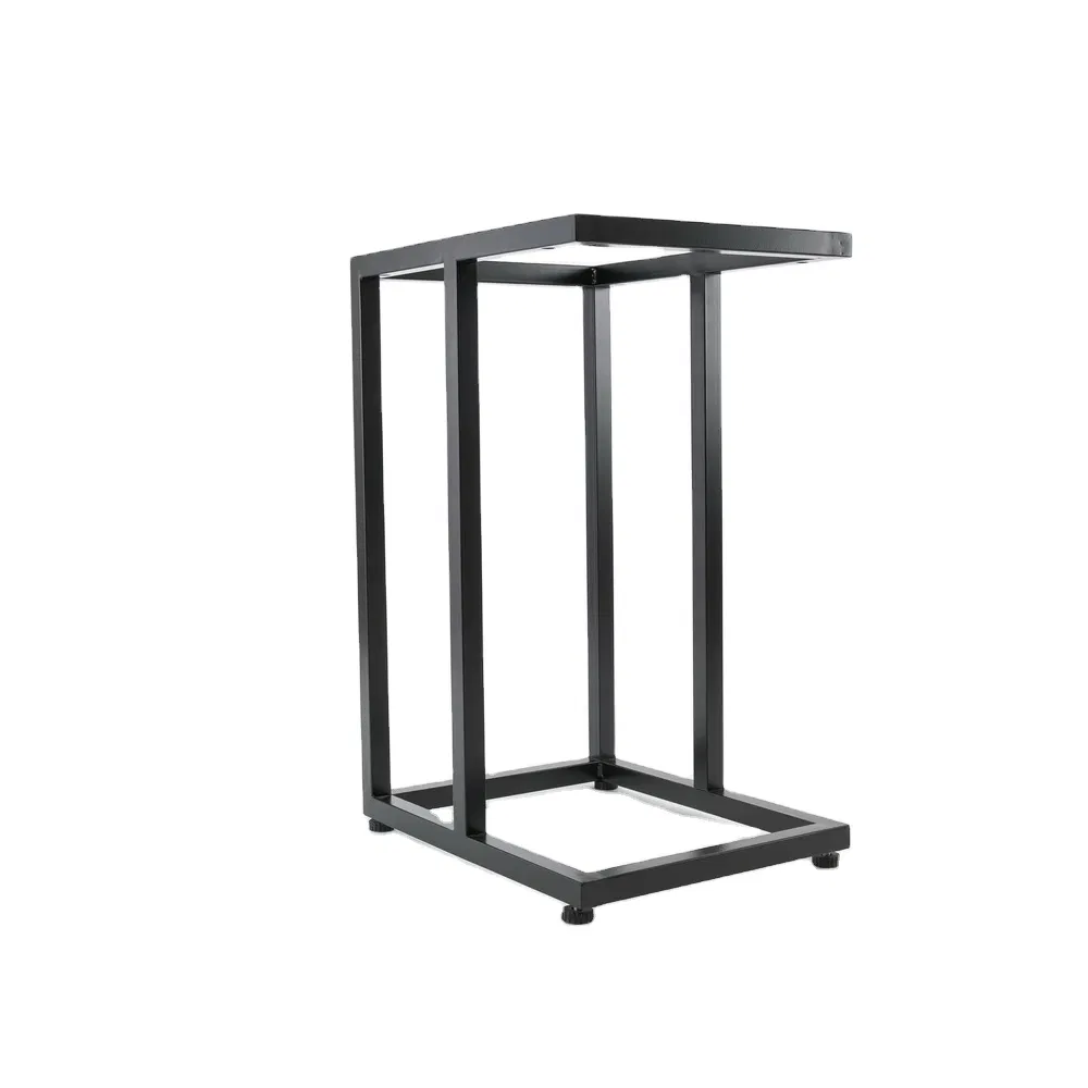 Modern Mobile Snack Nightstand L Sofa Table Frame