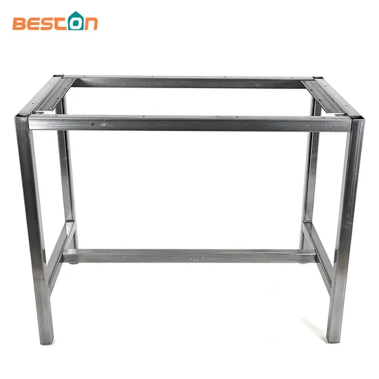 Modern Office Desk Dining Table Stainless Steel Table Frame