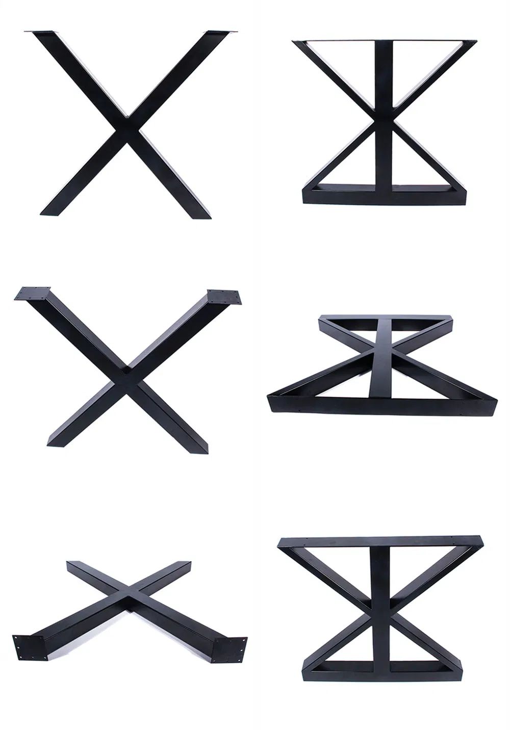 Wholesale Sale Custom Industrial Modern Furniture Trapezoid Square Desk Table Legs