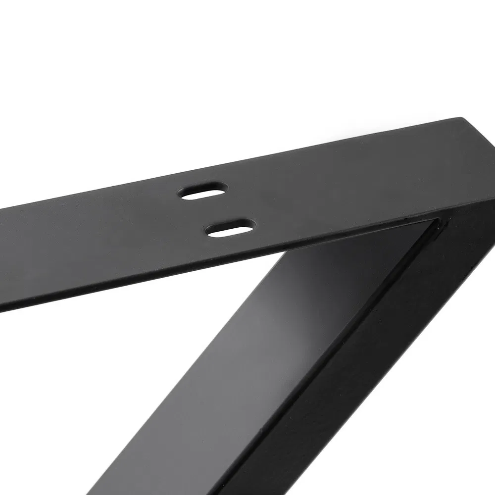 Industrial Style Metal Black X-Shape Furniture Dining Steel Table Base Legs
