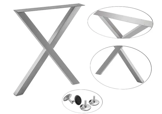Stainless Steel Furniture Cabinet Metal Legs Sofa Table Kitchen Adjustable Legs