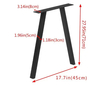 New Style Wrought Iron Industrial Metal Dining Table Leg