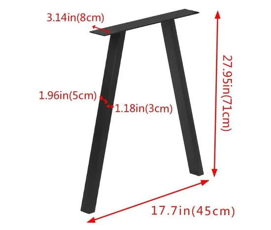 New Style Wrought Iron Industrial Metal Dining Table Leg