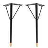 Metal Dining Furniture Desk Feet Office Bench End Side Table Legs