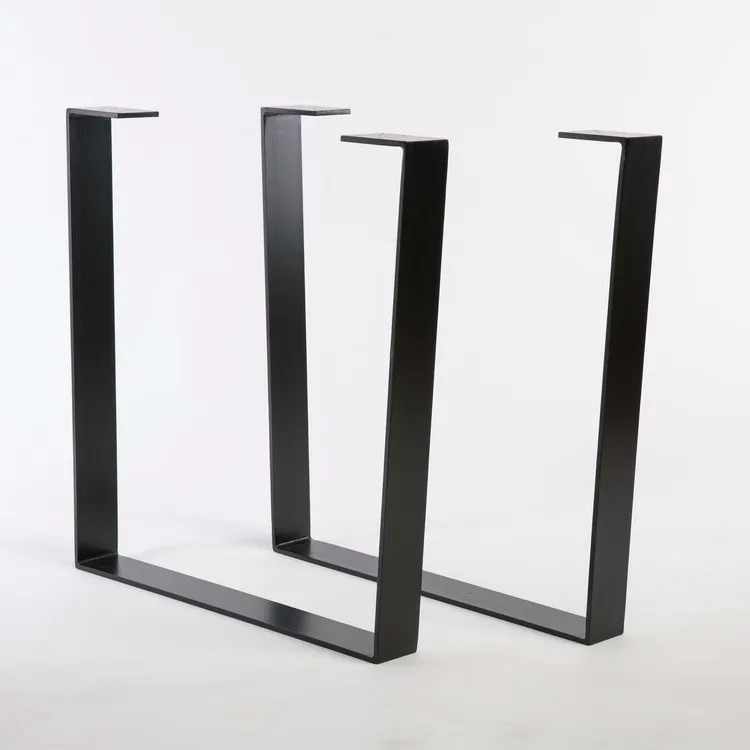 MID-Century Modern Flat Steel Table Legs