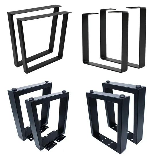 Industrial Bench Rustic Heavy Duty Computer Deck DIY Furniture Legs